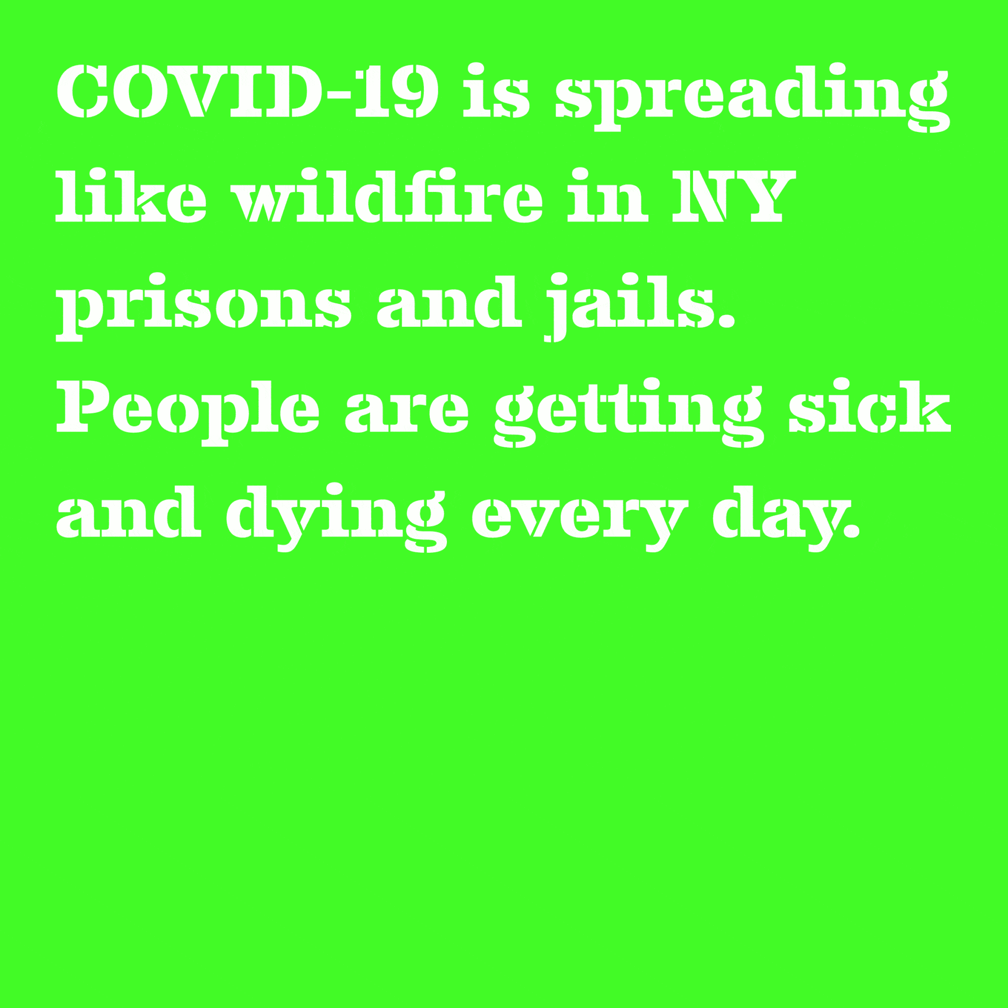 #FreeThemNowNY animated graphic